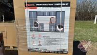 TMG StanForge-GCC08B Pro Series 8-Piece Garage Storage Cabinet Combo Set, F35