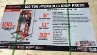 TMG StanForge-SP100 100 Ton Capacity Hydraulic Shop Press, F35