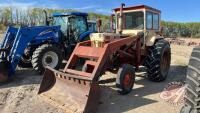 Case 830 2WD tractor, S/N 8321817, F50 **Key + Manual - office**