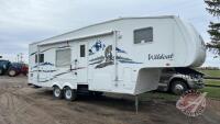 2006 31' Forest River Wildcat 5th wheel camper, VIN: 4X4FWCD246V014091, F138, Owner: Charles D Fouillard, Seller: Fraser Auction _______________________________ **Key + TOD - Office**
