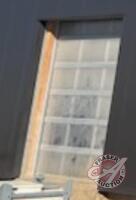 (USED) 10'8" x 10'6" Sunshine overhead garage door, F93