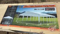 TMG StanForge-PT2040A 20' x 40' Heavy Duty Outdoor Party Tent, F35