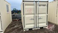 10' x 80" x 87"H shipping container, F38