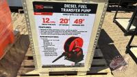 TMG StanForge-DFP10 Portable Diesel Transfer Pump w/49' Hose Reel, F35
