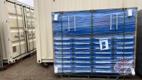 7' 32 drawer metal toolbox, (A), F38