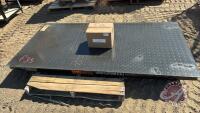 TMG StanForge-FS10 10 Ton High-Capacity Floor Scale with digital display, F35 **Scale head - Shed**