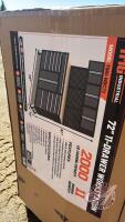 TMG StanForge-WBC73 Pro Series 72&rdquo; 11-Drawer Workstation Cabinet Combo with Pegboard, F35