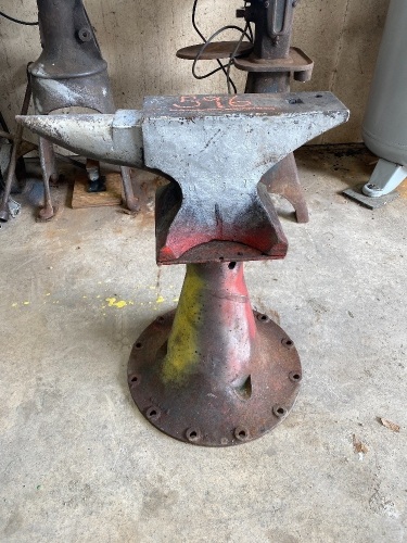 Anvil on stand