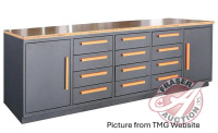 TMG StanForge-WB10B 10' Bamboo Table Top Workbench, F35
