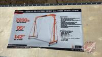 TMG StanForge-AGC11 2200-lb Adjustable Height All-Steel Gantry Crane, F35