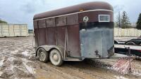1981 12' x 64" x 6'6"H Commander t/a horse trailer, VIN: 1087, F167, Owner: Leslie G Antonation, Seller: Fraser Auction ______________________ **TOD - Office**