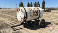 500 gal fuel tank on 2 wheel wagon, F34