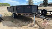 13' x 8' V-nose s/a home made utility trailer, F42, Owner: Kenneth V Reimer, Seller: Fraser Auction ______________________ **TOD - office**