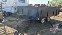 2003 Homemade 10' x 8' t/a flatdeck utility trailer, VIN: TY1V0, F209, Owner: Mervin J Egilson, Seller: Fraser Auction ______________________________ **TOD - Office**