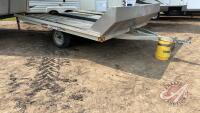 2009 Triton XT aluminum 2 place snowmobile trailer, VIN: 4TCSS11049HX46718, F231, Owner: David J McLean, Seller: Fraser Auction _______________________________ **TOD - Office**