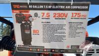 TMG StanForge-ACE85 80 Gallon 7.5 HP Stationary Electric Air Compressor, F35