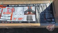 TMG StanForge-TPL45 10,000-lb Two Post Floor Plate Auto Lift, F35