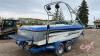 2005 23.2' Supreme sky wake boat w/ 2005 other Supreme Utility t/a trailer, VIN: 4FBBC232751013788, F105, Owner: Jason R Dougal, Seller: Fraser Auction ___________________________ **Key + TOD - Office** - 4