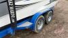 2005 23.2' Supreme sky wake boat w/ 2005 other Supreme Utility t/a trailer, VIN: 4FBBC232751013788, F105, Owner: Jason R Dougal, Seller: Fraser Auction ___________________________ **Key + TOD - Office** - 5