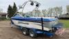2005 23.2' Supreme sky wake boat w/ 2005 other Supreme Utility t/a trailer, VIN: 4FBBC232751013788, F105, Owner: Jason R Dougal, Seller: Fraser Auction ___________________________ **Key + TOD - Office** - 8
