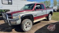 1998 Dodge Ram 2500 SLT Laramie, (B) REBUILT STATUS, 475,977 showing, VIN: 1B7KF23D8WJ149115, F118, Owner: Brendan E Fouillard, Seller: Fraser Auction __________________________________ **TOD +Key - Office**