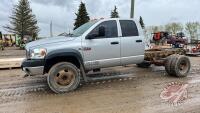 2009 Dodge Ram 5500 SLT 4x4 truck, 293,262 showing, SAFETIED, VIN: 3D6WD78L29G510391, F156, Owner: Hamilton Iron Ltd., Seller: Fraser Auction _____________________________ **Key, TOD + Safety - Office**