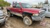 1998 Dodge Ram 2500 SLT Laramie 4x4 truck, (A) 561,745 showing, VIN: 1B7KF23D2WJ143486, F118, Owner: Brendan E Fouillard, Seller: Fraser Auction _________________________________ **Key + TOD - Office** - 2