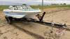 1980 15' Edson boat w/ 1980 Wiscot Utility Trailer, VIN: WML051832, F89, Owner: Alexander R Burr, Seller: Fraser Auction ____________________________ **Key + TOD - Office** - 4