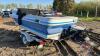 19' Bayliner Capri Boat w/ 1989 Shorelander roller trailer, VIN: 1MDDC8R12KL392499, F245, Owner: Adam R Waldner, Seller: Fraser Auction ___________________________ **Key + TOD - Office** - 5