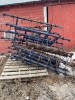 37' of Morris 4-bar mounted harrows w/7 mounting arms - 2