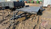 2022 Other Patriot 18' x 7' t/a bumper hitch flat deck trailer, VIN: 4YMBU1829NT005161, F189, Owner: Jarrett A Nicoll, Seller: Fraser Auction ______________________________ **TOD - Office**