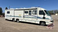 1996 37.5' Allegro Bay t/a Class A motorhome, 132,618 showing, SAFETIED (expires June 24/25) VIN: 1GBLP37J4T3308594, F72, Owner: Neil R Van Den Bussche, Seller: Fraser Auction _____________________________ **Key + Safety + TOD - Office**