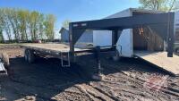 24' Homemade Goose neck t/a flat deck trailer, VIN: n/a, F199, Owner: Darwin K Bessant, Seller: Fraser Auction _________________________________ **TOD - Office**