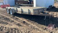 2007 18' P J t/a flat deck trailer, VIN: 3CVCH182872097092, F216, Owner: Robert A Davy, Seller: Fraser Auction _________________________ **TOD - Office**