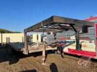 1981 Homemade 24&rsquo; Tandem axle gooseneck trailer, F186, Owner: Audrey D Kuik, Seller: Fraser Auction _____________________________ **TOD - Office**