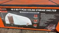 TMG StanForge-ST4061E StanForge-ST4061E 40' x 60' Peak Ceiling Storage Shelter, F35