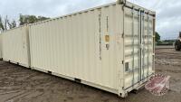 20' Shipping container w/doors on one end (Single use), (B) 101&rdquo; High F38