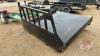 7' x 90" metal truck flat deck, F118