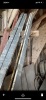 (3) sections of overhead door track - 3