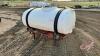 300 gal poly tank on stand, F189