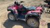 2001 Honda TRX500 Forman Rubicon 4x4 ATV, VIN: 478TE262314000614, F72, Owner: Neil R Vandenbussche, Seller: Fraser Auction _______________________ ** Key + TOD + Manual - Office** - 8
