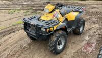 2003 Polaris 500 HO Sportsman 4x4 ATV (Yellow), (NO TOD), F103 ** Key - Office**