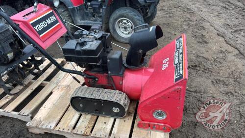 26" Yard - Man snowblower, F82