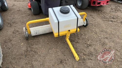 Roller style driftless lawn chemical applicator, F89