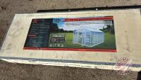 TMG StanForge-GH810 8' x 10' Aluminum Frame Greenhouse w/4 mm Twin Wall Polycarbonate Panels, F35