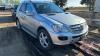 2007 Mercedes Benz ML320 CDI, 384,100 showing, VIN: 4JGBB22E47A237047, F157, Owner: Lonnie D Studer, Seller: Fraser Auction ___________________________ **TOD + Key - Office** - 2