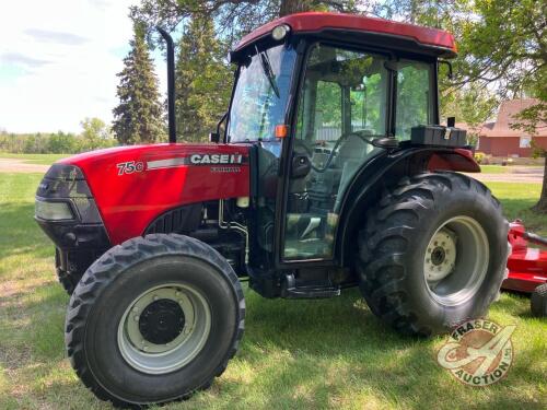 CaseIH Farmall 75C MFWD tractor, S/N Z9JB18424