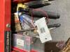 Rockwell table saw 9", box of asst'd nails + screws, kneeling pad - 2