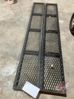 Steel ramps (2) 87"Lx13"W, Reese hitch max trailer 6000 lbs and 2 1/2" adapter "ID TAG #1062"