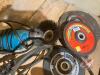 Black and Decker 1/2&rdquo; angle grinder w/ disc and brush, Makita 3/8" drill - 3